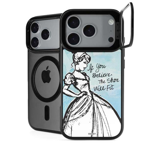 Disney Cinderella Sketch Art Shoe Will Fit iPhone 18 Pro Kickstand Case