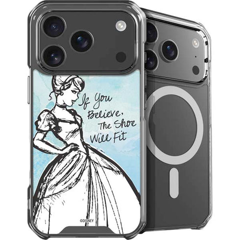 Disney Cinderella Sketch Art Shoe Will Fit iPhone 18 Pro Max MagSafe Case