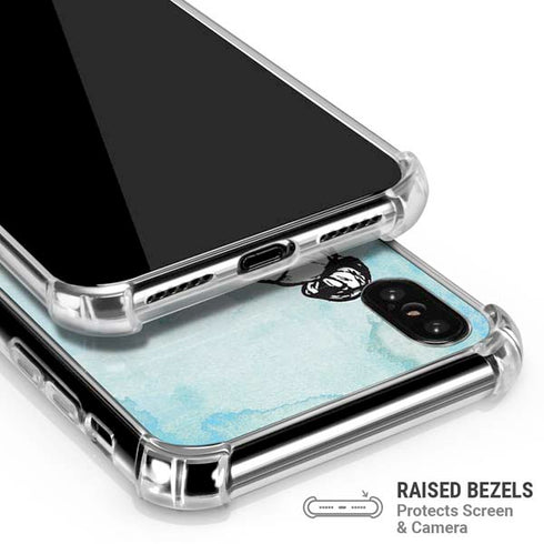 Disney Cinderella Sketch Art Shoe Will Fit iPhone X/XS Clear Case
