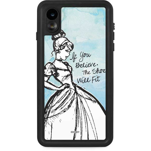 Disney Cinderella Sketch Art Shoe Will Fit iPhone Cases