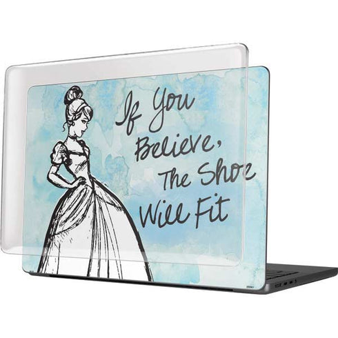 Disney Cinderella Sketch Art Shoe Will Fit MacBook Pro 14in (2021-24) Case plus Skin