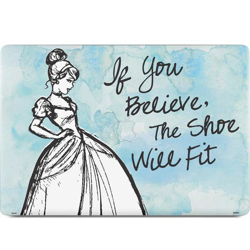 Disney Cinderella Sketch Art Shoe Will Fit MacBook Skins