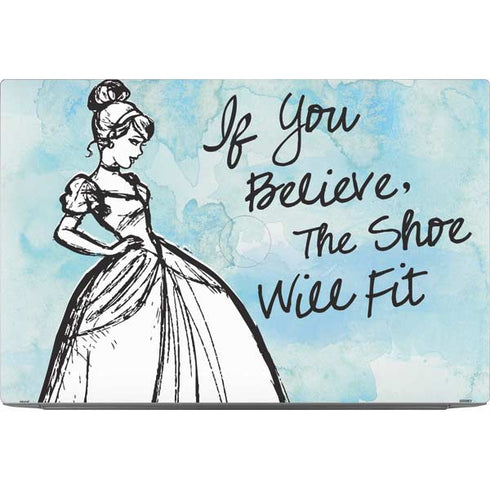 Disney Cinderella Sketch Art Shoe Will Fit Dell XPS Skin
