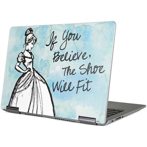 Disney Cinderella Sketch Art Shoe Will Fit Yoga 710 14in Skin