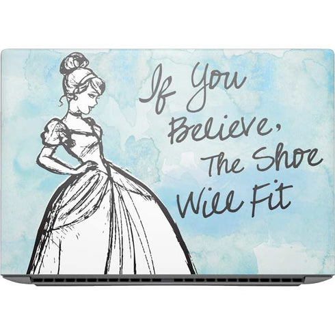 Disney Cinderella Sketch Art Shoe Will Fit HP ZBook Fury 16 G10 Skin