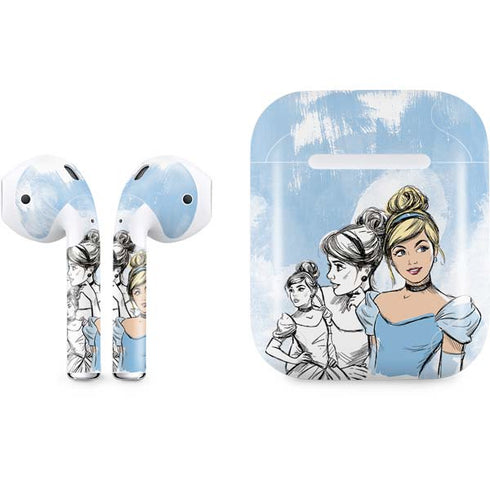 Disney Princess Cinderella Sketch Apple AirPods 2 Skin