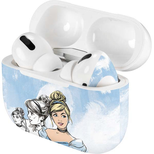 Disney Princess Cinderella Sketch Apple AirPods Pro Skin