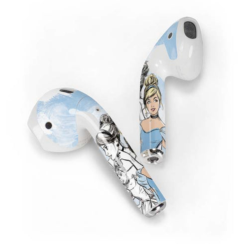 Disney Princess Cinderella Sketch Apple AirPods Skin