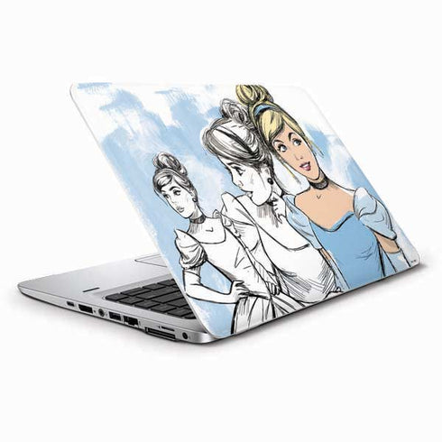 Disney Princess Cinderella Sketch HP Elitebook Skin