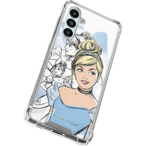 Disney Princess Cinderella Sketch Galaxy A16 5G Clear Case