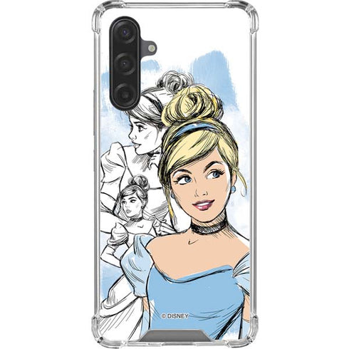 Disney Princess Cinderella Sketch Galaxy A17 Clear Case