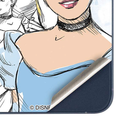 Disney Princess Cinderella Sketch Galaxy A35 5G Skin
