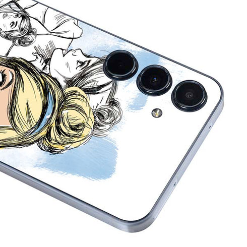 Disney Princess Cinderella Sketch Galaxy A36 5G Skin