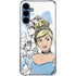 Disney Princess Cinderella Sketch Galaxy A55 5G Clear Case