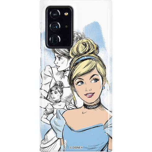 Disney Princess Cinderella Sketch Galaxy Cases
