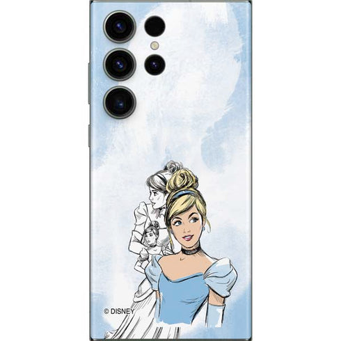 Disney Princess Cinderella Sketch Galaxy Skins