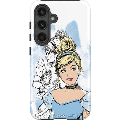 Disney Princess Cinderella Sketch Galaxy S25 Impact Case