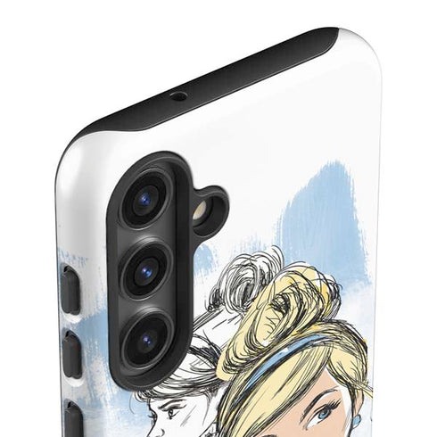 Disney Princess Cinderella Sketch Galaxy S25 Impact Case