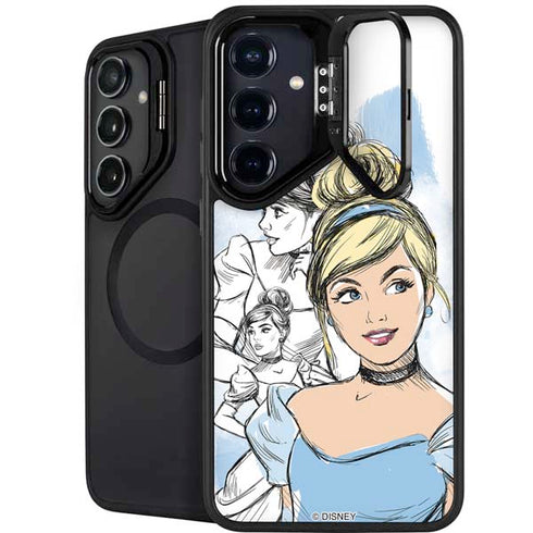 Disney Princess Cinderella Sketch Galaxy S25 Plus Kickstand Case