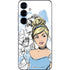 Disney Princess Cinderella Sketch Galaxy S25 Plus Skin