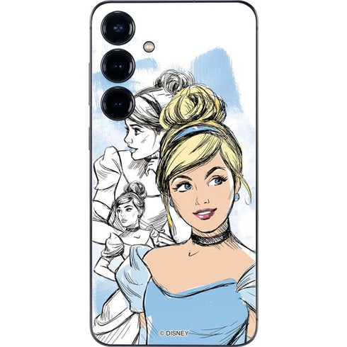 Disney Princess Cinderella Sketch Galaxy S25 Skin