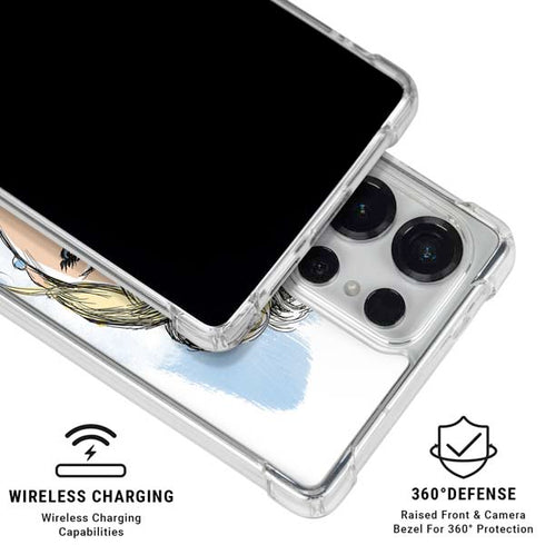 Disney Princess Cinderella Sketch Galaxy S26 Ultra Clear Case