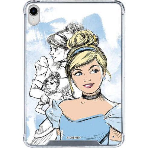 Disney Princess Cinderella Sketch iPad 11th Gen (2025) Clear Case