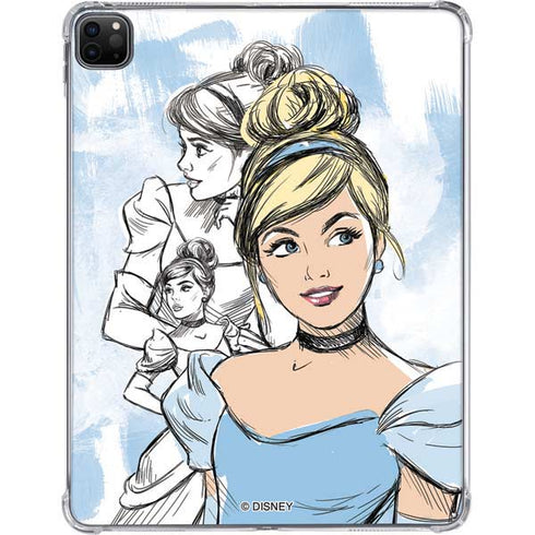 Disney Princess Cinderella Sketch iPad Pro 11in (2024) Clear Case