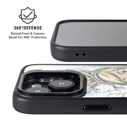 Disney Princess Cinderella Sketch iPhone 14 Kickstand Case