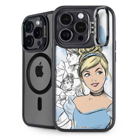 Disney Princess Cinderella Sketch iPhone 15 Pro Max Kickstand Case