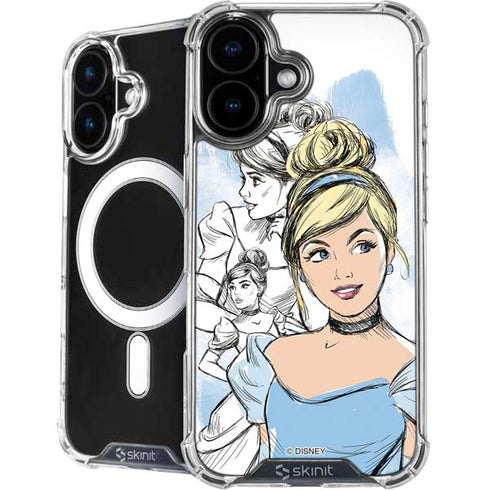 Disney Princess Cinderella Sketch iPhone 16 MagSafe Case