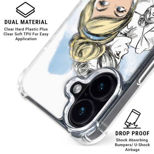 Disney Princess Cinderella Sketch iPhone 16 MagSafe Case