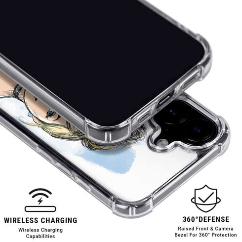 Disney Princess Cinderella Sketch iPhone 16 Plus MagSafe Case