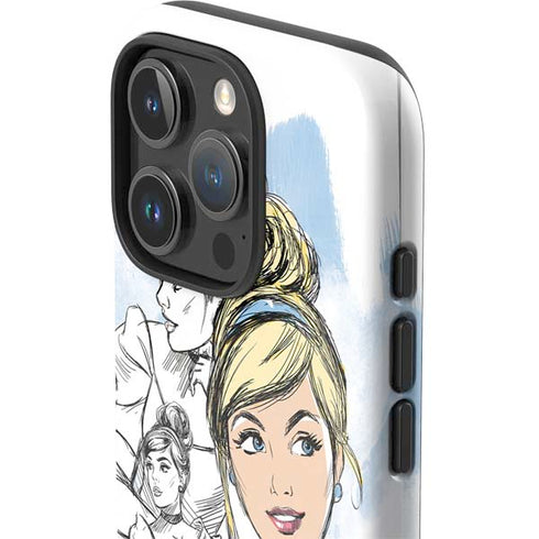 Disney Princess Cinderella Sketch iPhone 16 Pro Impact Case