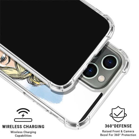 Disney Princess Cinderella Sketch iPhone 16 Pro Max Clear Case