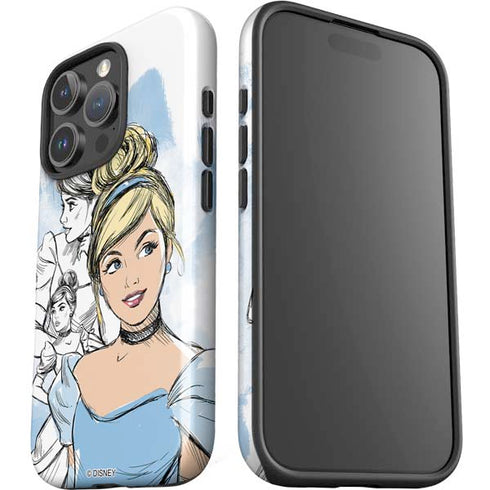 Disney Princess Cinderella Sketch iPhone 16 Pro Max Impact Case