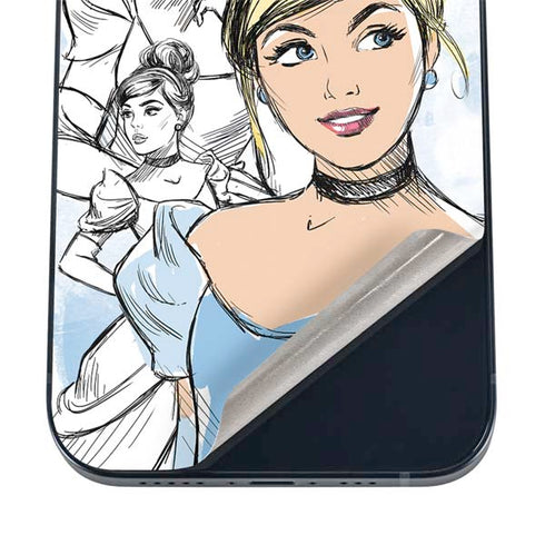 Disney Princess Cinderella Sketch iPhone 16 Skin