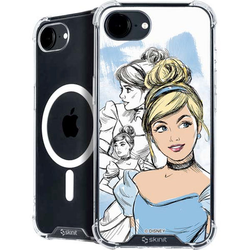 Disney Princess Cinderella Sketch iPhone 16e MagSafe Case