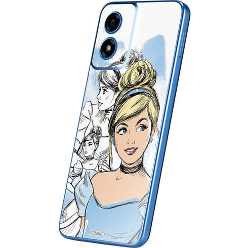 Disney Princess Cinderella Sketch Moto G Play 4G (2024) Skin