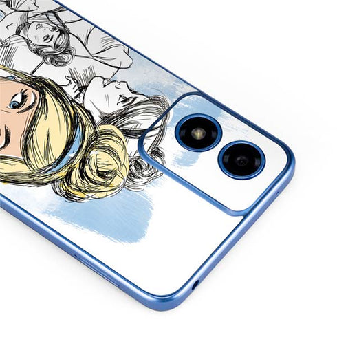 Disney Princess Cinderella Sketch Moto G Play 4G (2024) Skin