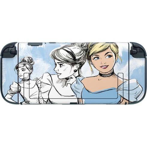 Disney Princess Cinderella Sketch Nintendo Switch 2 (2025) with Joy-Con Skin