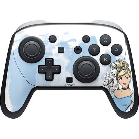 Disney Princess Cinderella Sketch Nintendo Skins