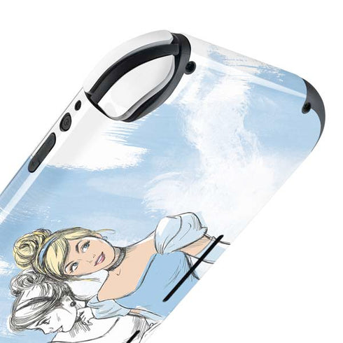 Disney Princess Cinderella Sketch Nintendo Switch Lite Skin