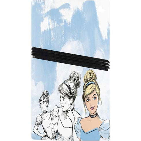 Disney Princess Cinderella Sketch PS5 Pro Bundle Skin