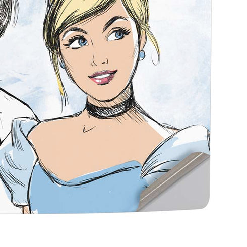 Disney Princess Cinderella Sketch PS5 Pro Disk Console Skin