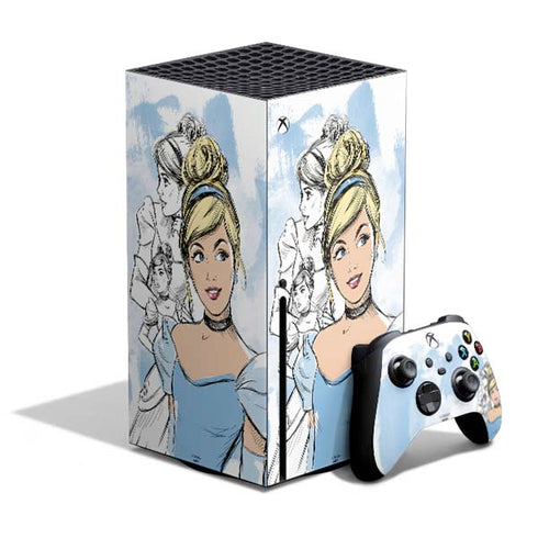 Disney Princess Cinderella Sketch Xbox Series X Skins