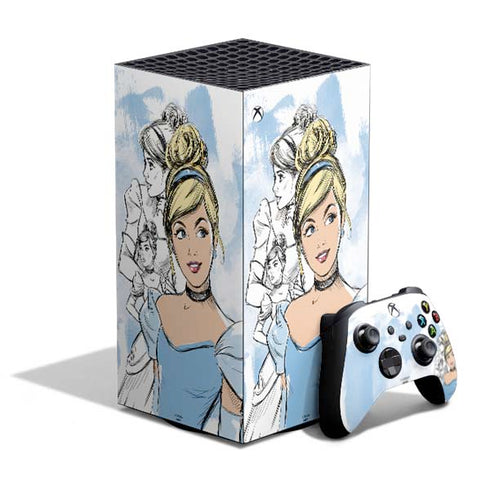 Disney Princess Cinderella Sketch XBox Series X Digital Edition Bundle Skin