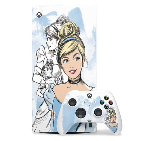 Disney Princess Cinderella Sketch Xbox Series X Skins