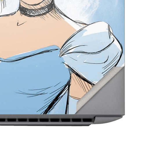 Disney Princess Cinderella Sketch HP ZBook Fury 16 G10 Skin