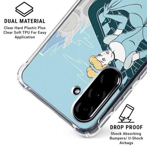 Disney Cinderella Stroke of Midnight Galaxy A36 5G Clear Case